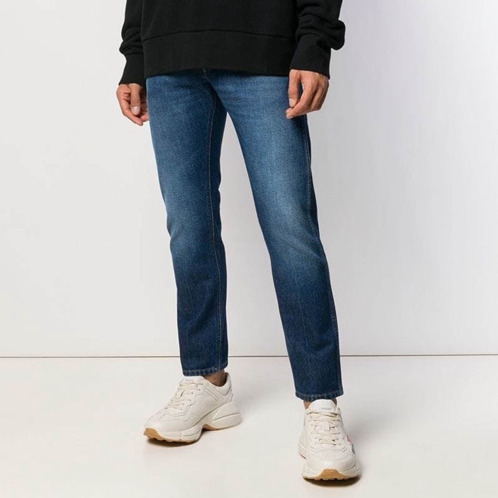 Gucci Slim Fit Jeans Black Green Men’s Size 30